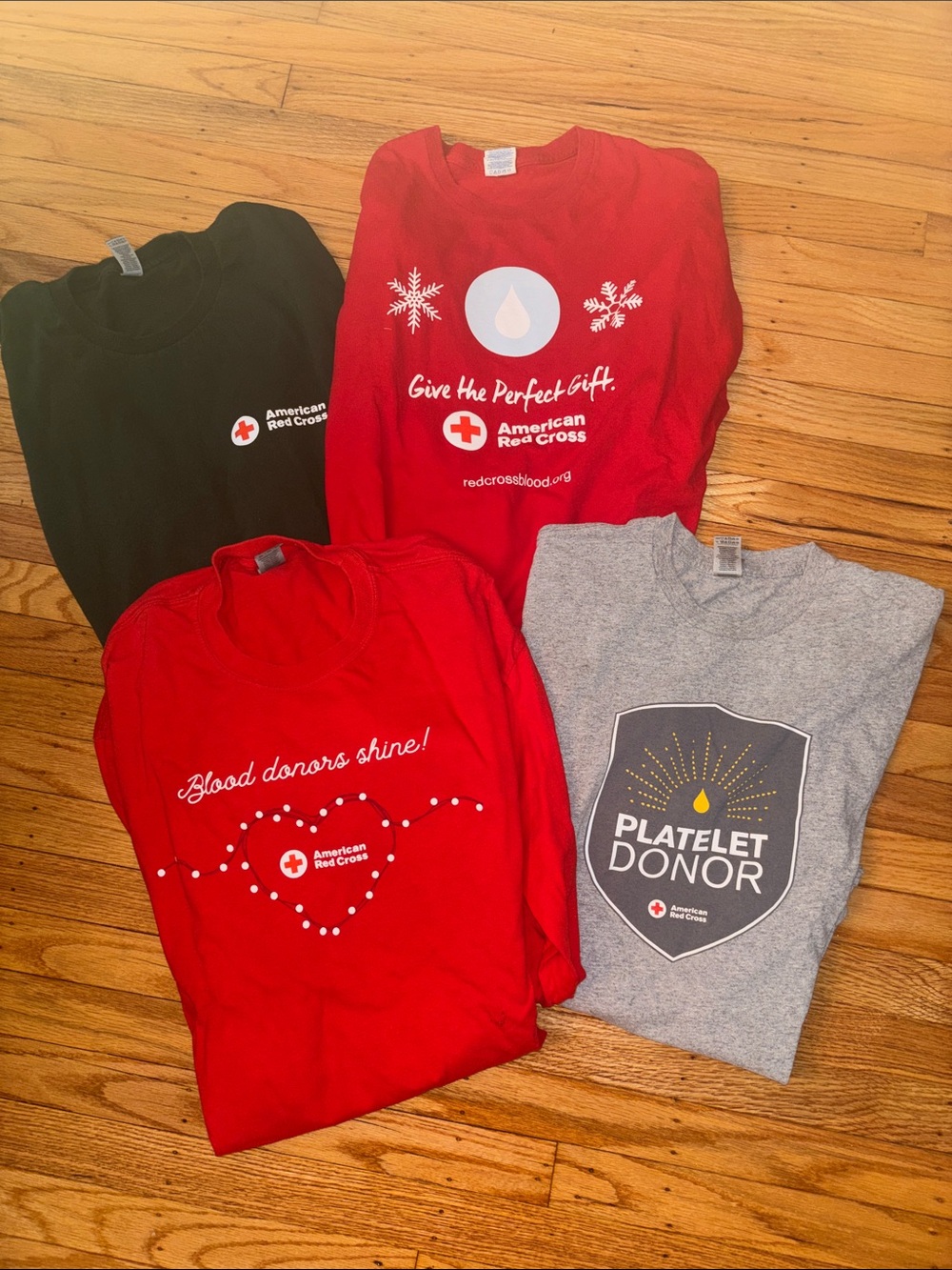 American Red Cross Tees - Set of Four